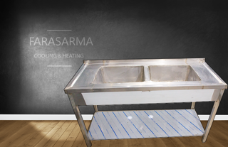 سینک صنعتی 2 متری